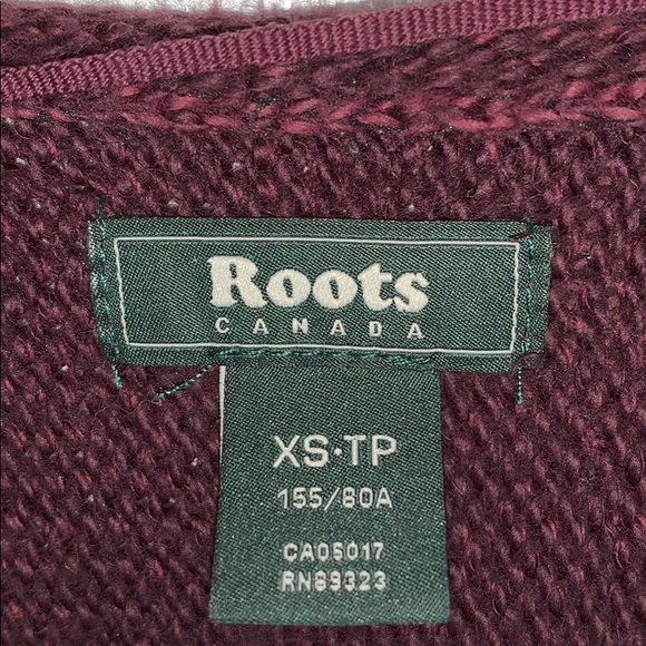 Roots Burgundy Sweater - Picture 2 of 2